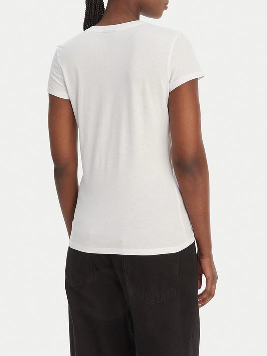 Armani Exchange T-shirt Donna Bianco ottico