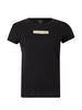 armani exchange t shirt donna nero 1462100
