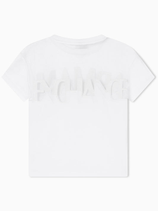 Armani Exchange T-shirt Donna Bianco ottico