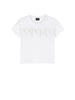 armani exchange t shirt donna bianco ottico 5683004
