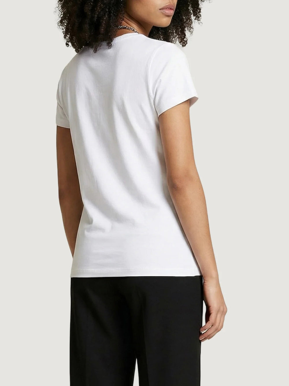 Armani Exchange T-shirt Donna Bianco ottico