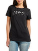 armani exchange t shirt donna nero 8410193