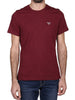 barbour t shirt uomo essential rubino 5861364