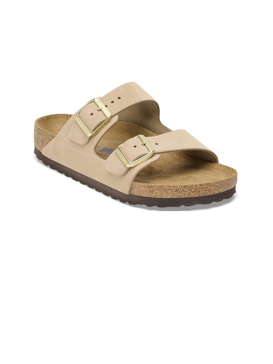 Birkenstock Sandalo Basso Donna Arizona Sfb Sabbia
