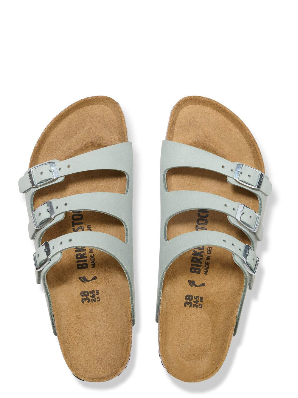 Birkenstock Sandalo Basso Donna Florida Sage Chiaro