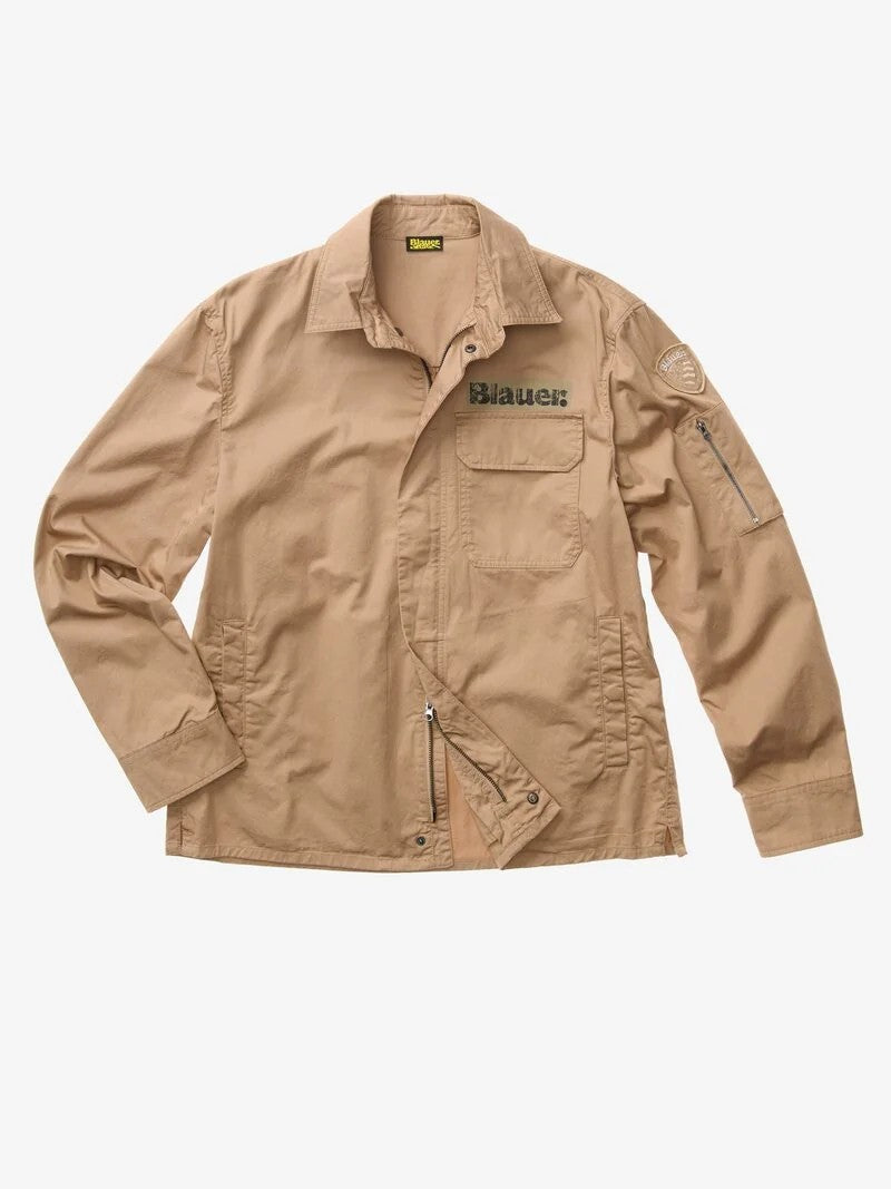Blauer Camicia Casual Uomo Lambert Beige Naturale