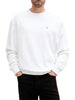 calvin klein felpa girocollo uomo bianco 7775446