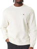 calvin klein felpa girocollo uomo bianco sporco 4801924