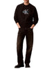 calvin klein felpa girocollo uomo nero 3797241