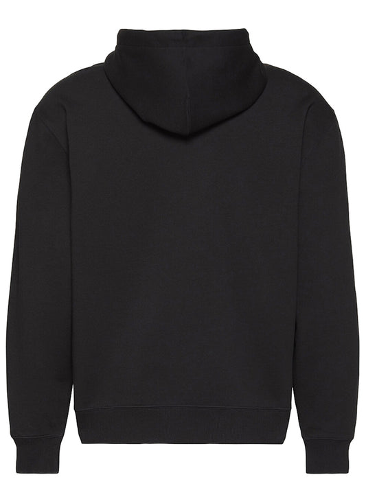 Felpa Cappuccio Uomo Nero