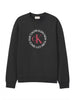calvin klein felpa girocollo uomo nero 5186328