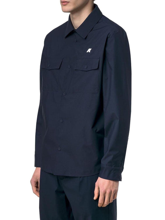 Overshirt Uomo Umbert Stretch 2Layers Blu scuro