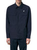 k way overshirt uomo umbert stretch 2layers blu scuro 5398408