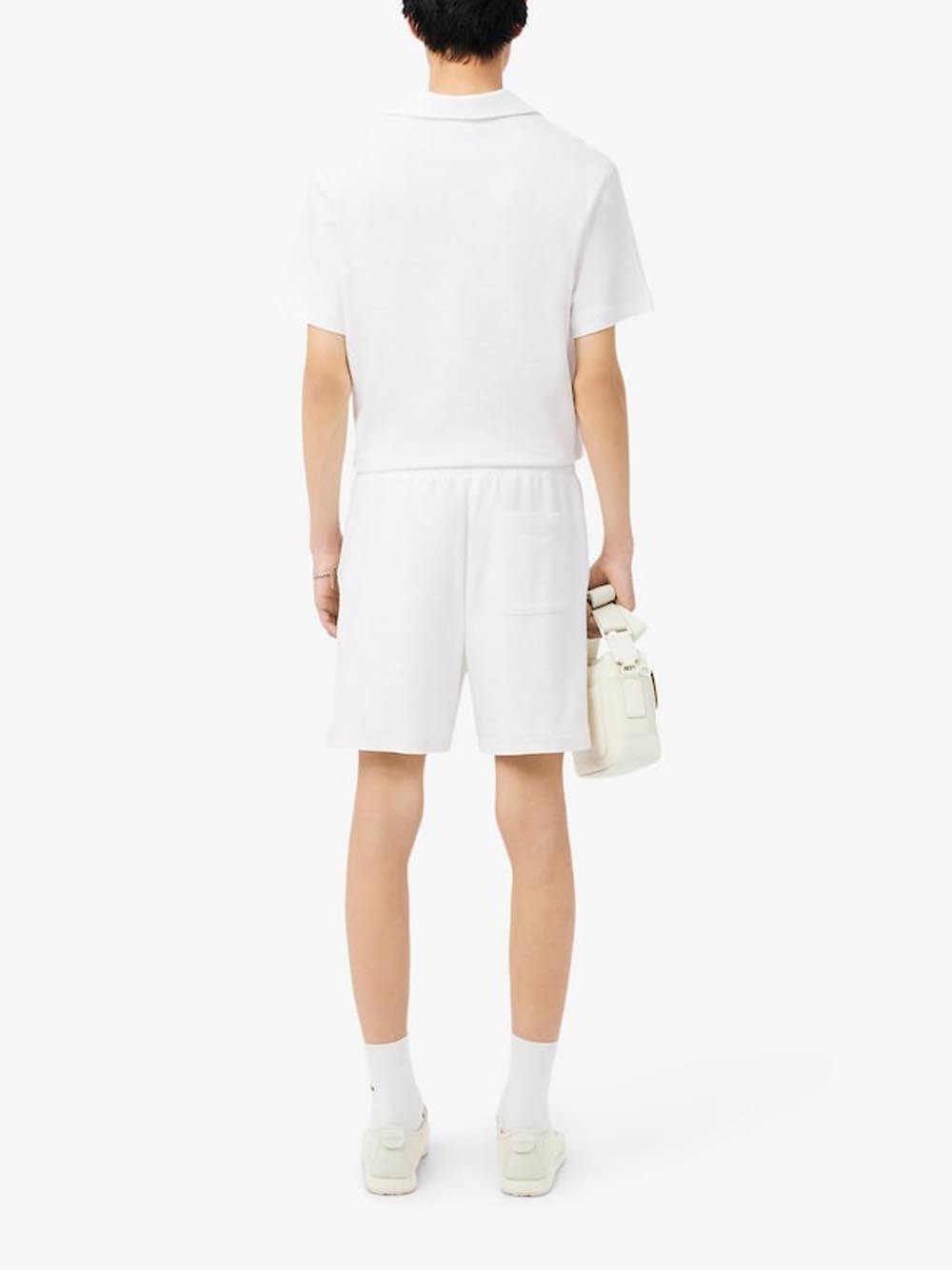 Lacoste Bermuda Cargo Uomo Bianco