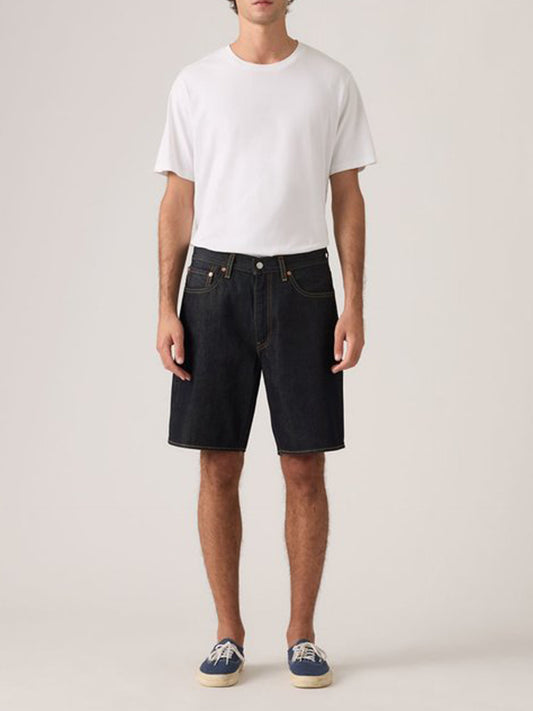 Levi's Shorts Jeans Uomo 468 Loose Nero