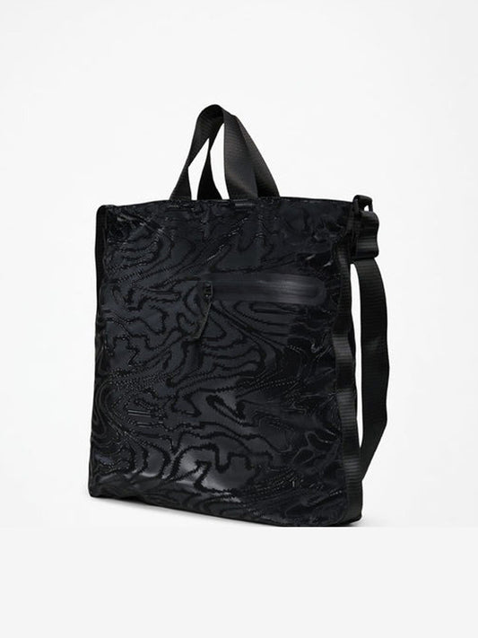 Borsa a Mano Unisex Tote W3Rap Nero