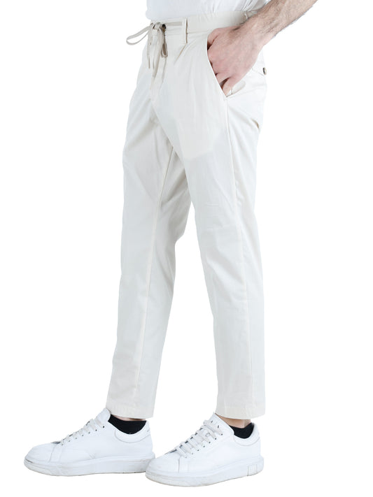 Pantalone Casual Uomo Beige