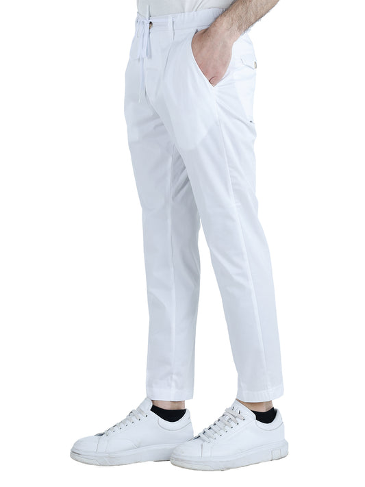 Pantalone Casual Uomo Panna