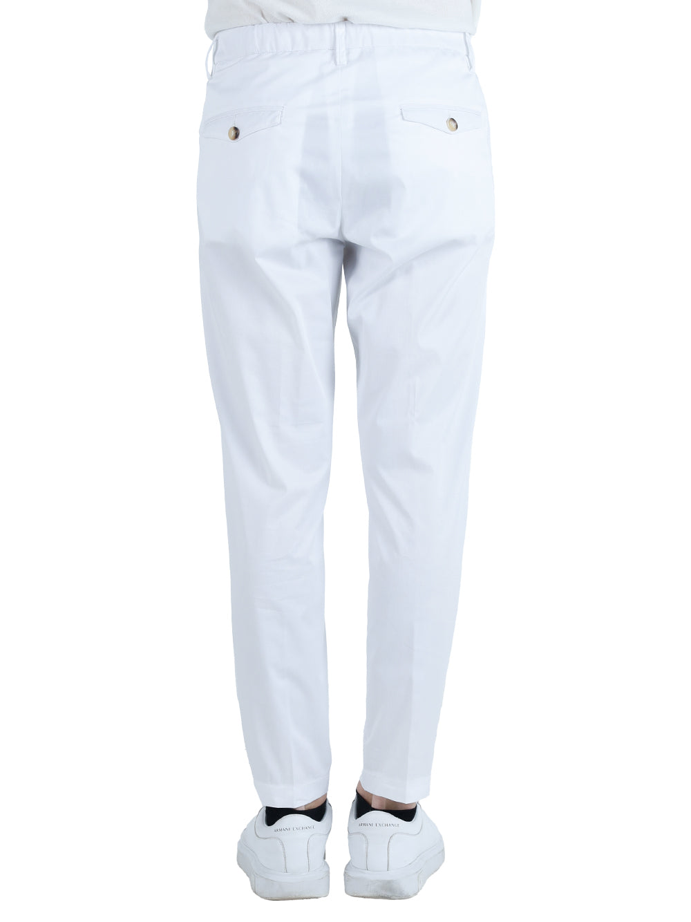 Pantalone Casual Uomo Panna