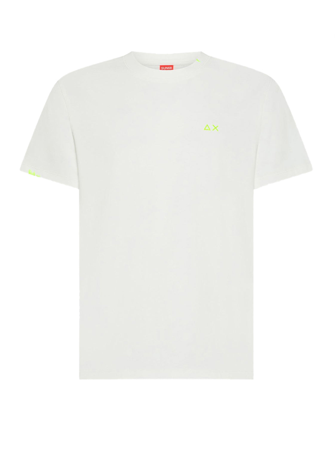 Sun68 T-shirt Uomo Bianco panna