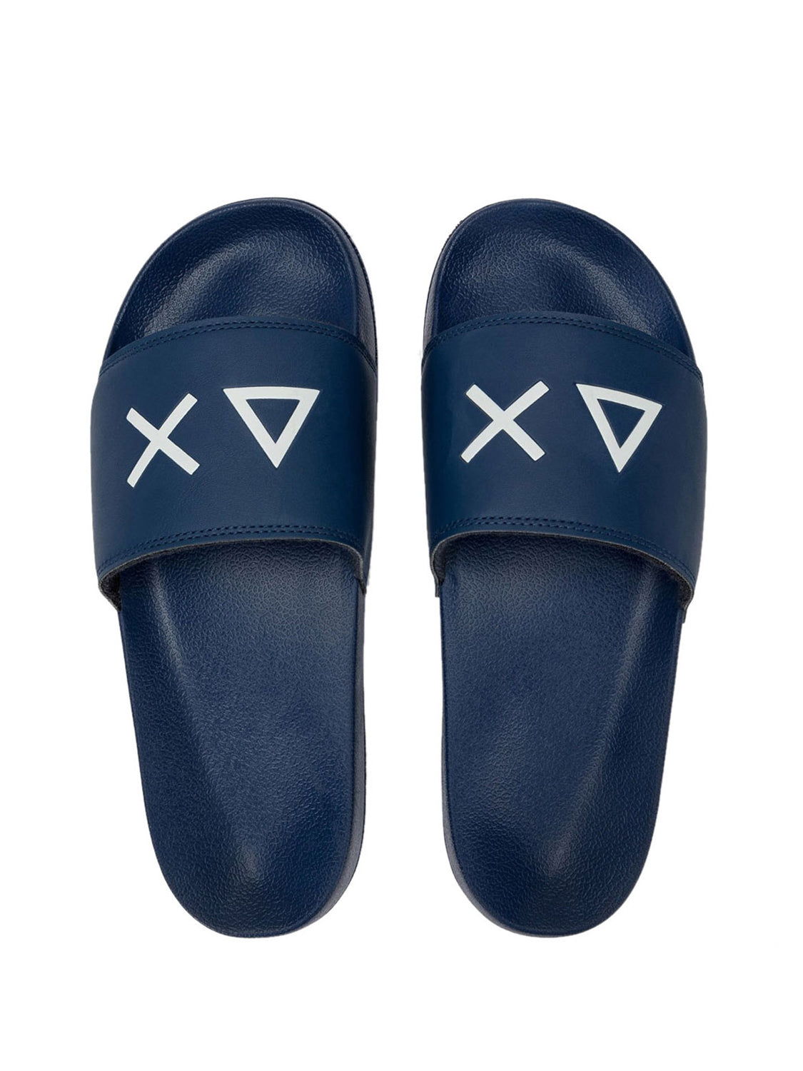Sun68 Ciabatte Uomo Slippers Logo Navy