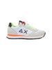 sun68 sneakers uomo tom fluo bianco 1090096