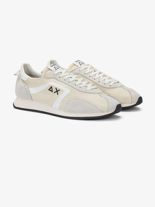 Sun68 Sneakers Uomo Easy Runner Bianco panna