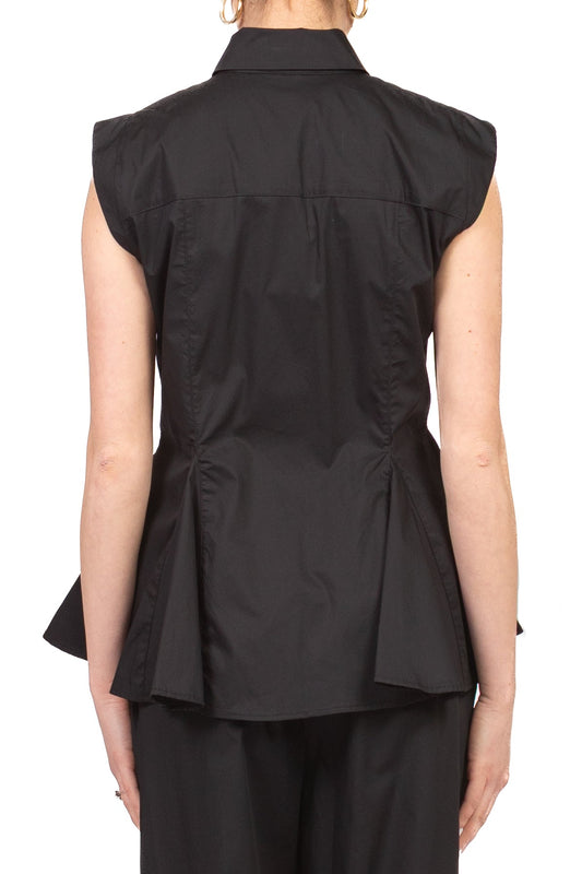 Tensione In Camicia Casual Donna Nero