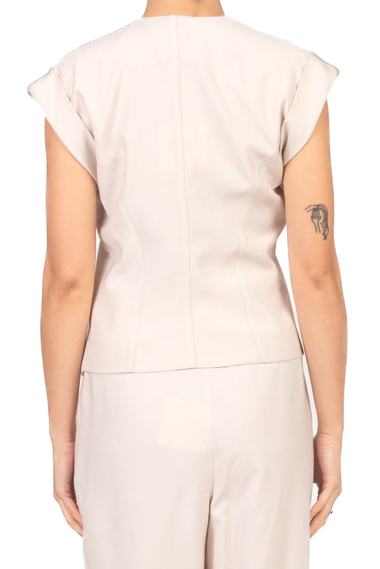 Tensione In Gilet Donna Avorio