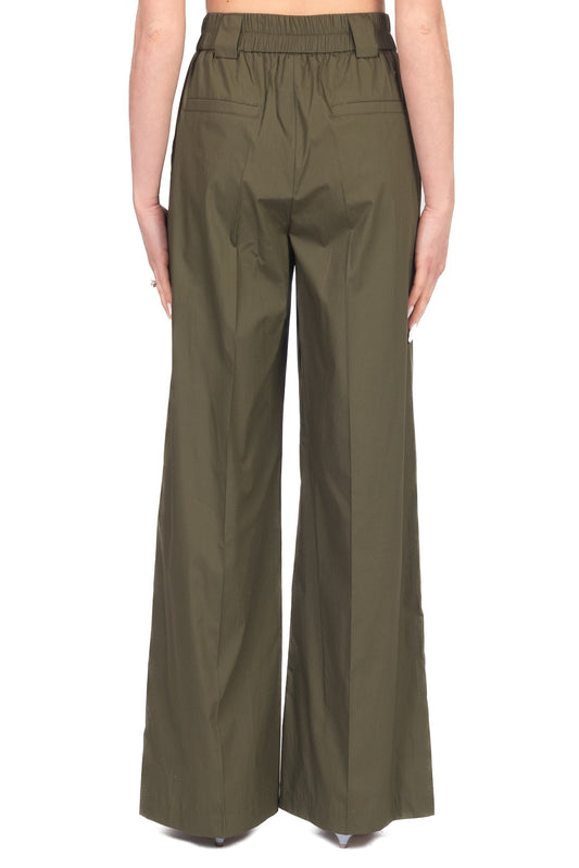 Pantalone Casual Donna Verde militare