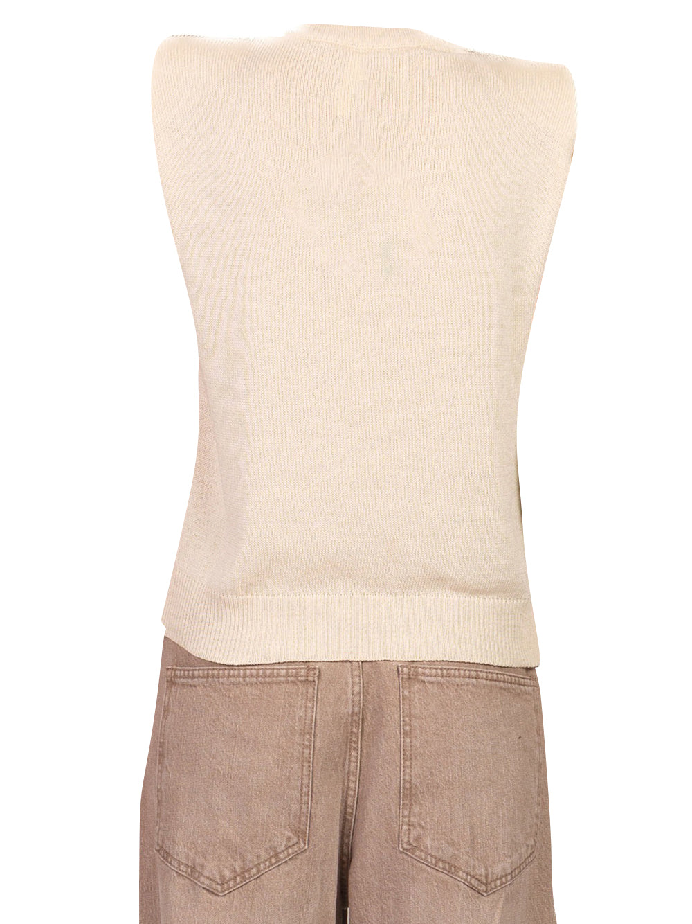 Gilet Donna Ecru