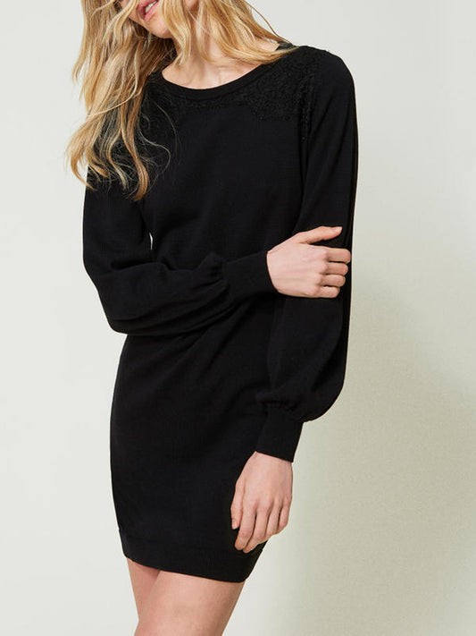 Twinset Abito Casual Donna Nero