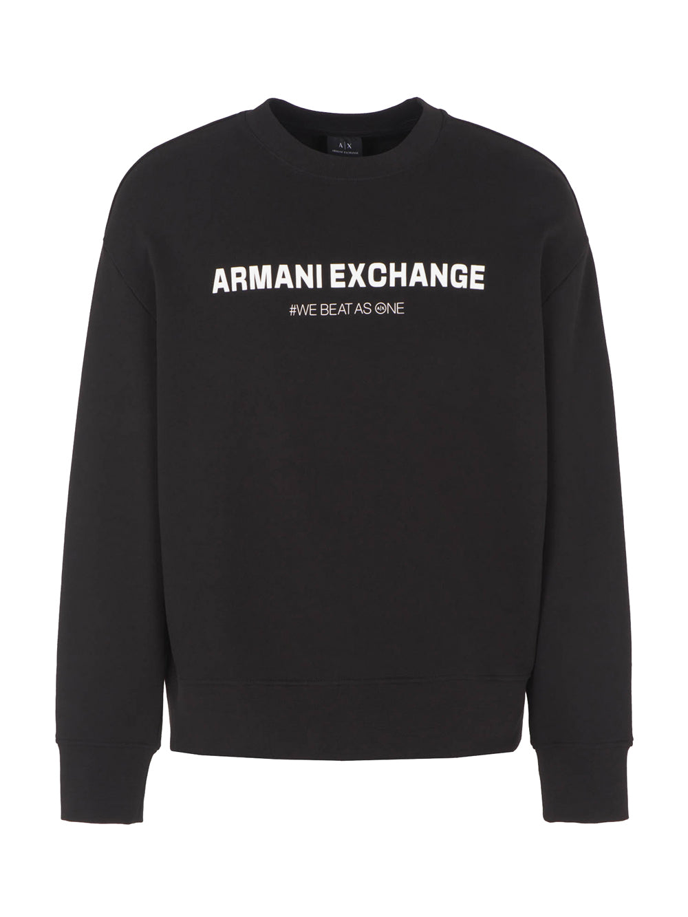 Felpa Girocollo Uomo Nero