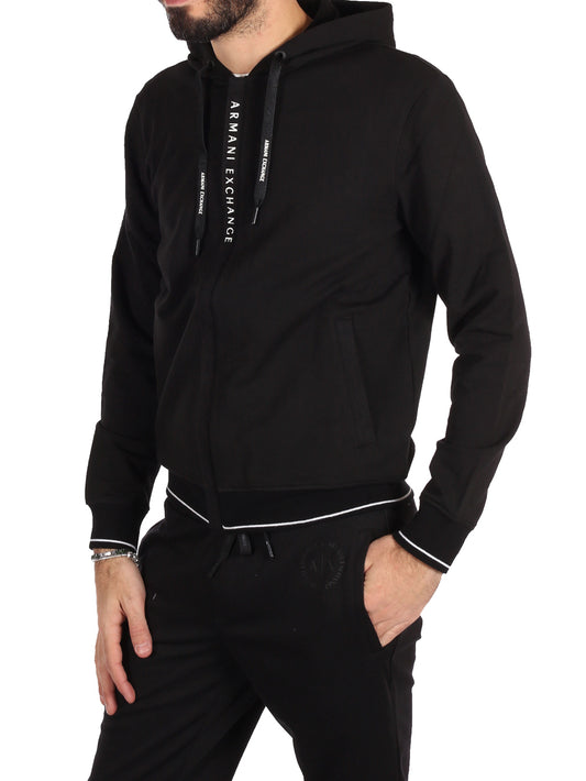 Felpa Uomo 8NZM82 Nero