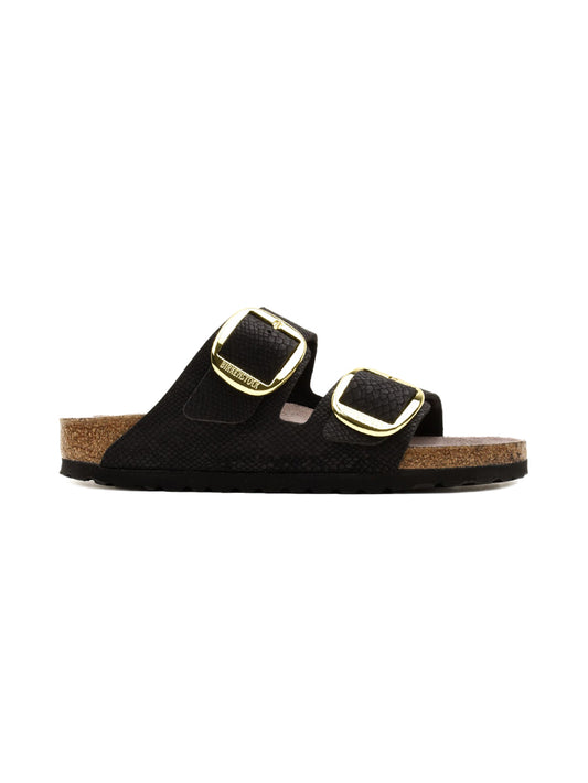 Birkenstock Sandalo Basso Donna Arizona Big Buckle Nero