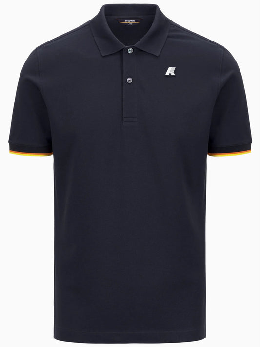 K-way Polo Uomo Vincent Blu scuro