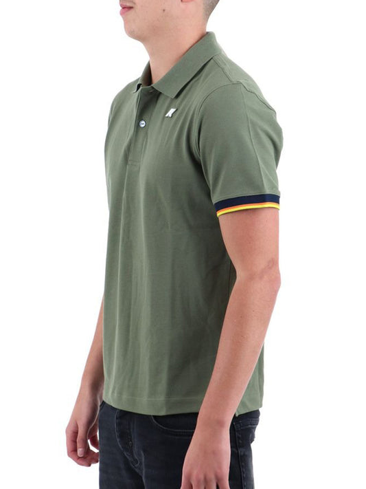 K-way Polo Uomo Vincent Verde lichene