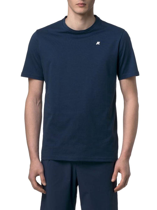 K-way T-shirt Uomo Odom Jersey Blu cobalto