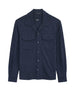 antony morato camicia uomo florence blue melange 360113
