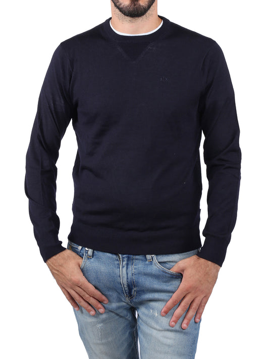Armani Exchange Maglione Uomo Navy