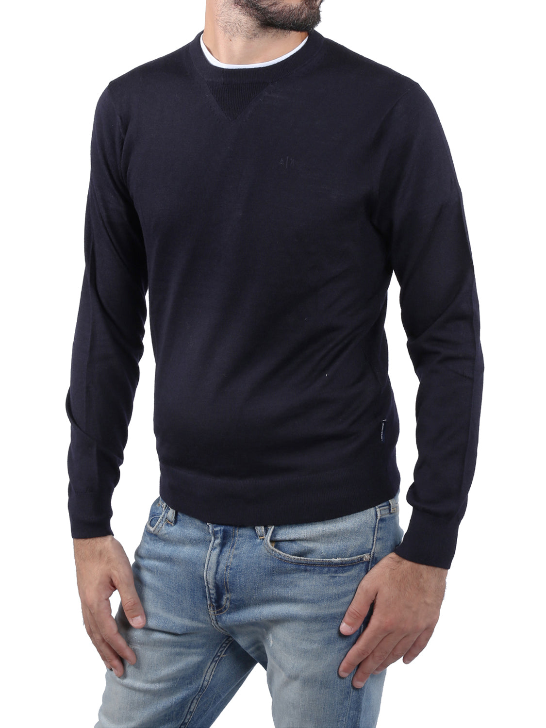 Armani Exchange Maglione Uomo Navy