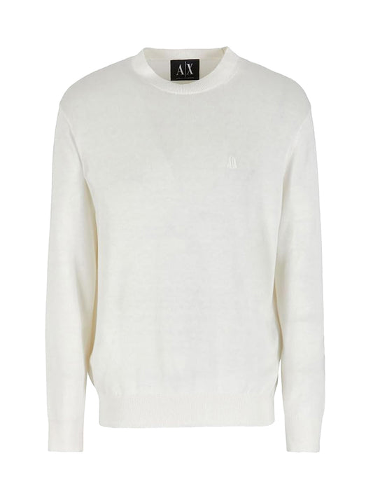 Armani Exchange Maglione Uomo Bianco ottico