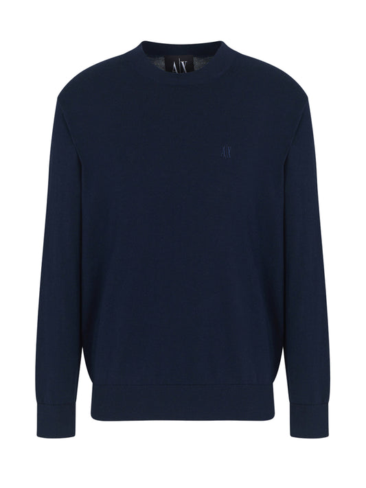 Armani Exchange Maglione Uomo Navy scuro