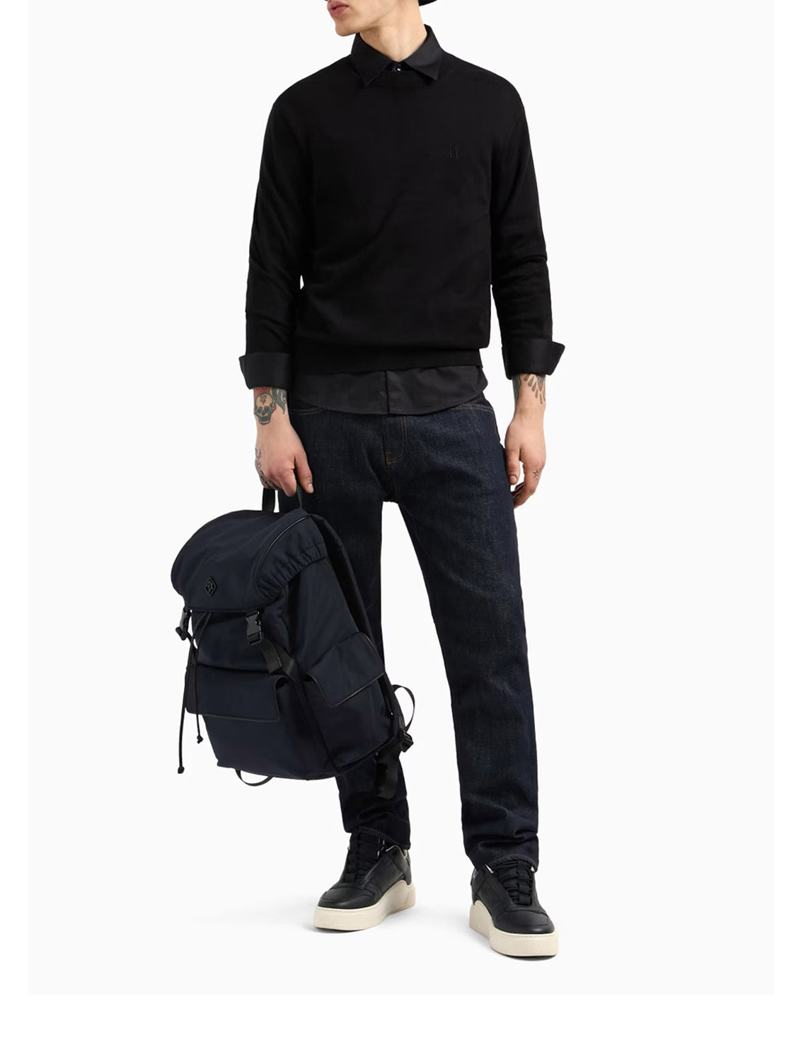 Armani Exchange Maglione Uomo Nero