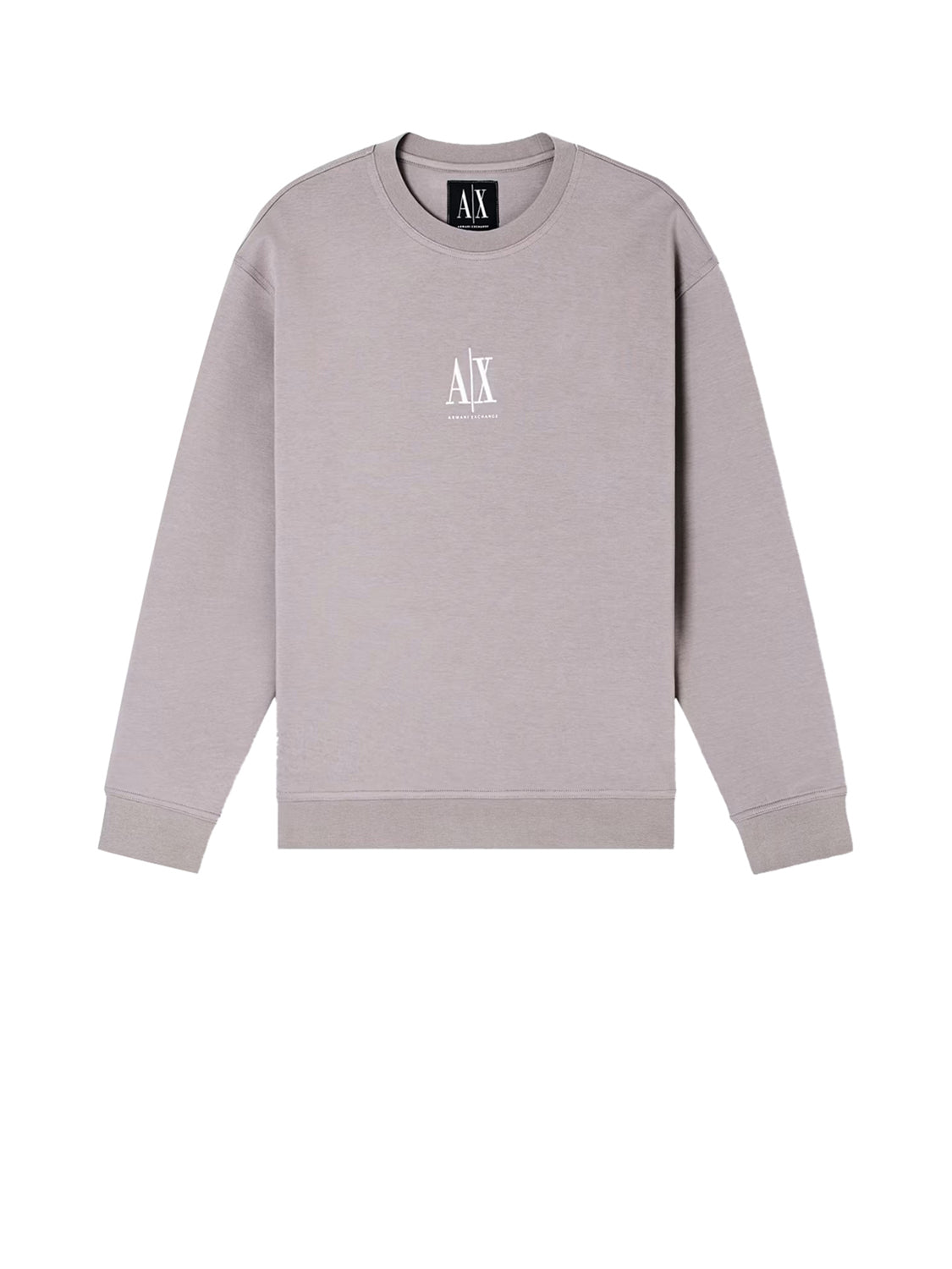 Armani Exchange Felpa Girocollo Uomo Beige