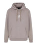 armani exchange felpa cappuccio uomo beige 776048