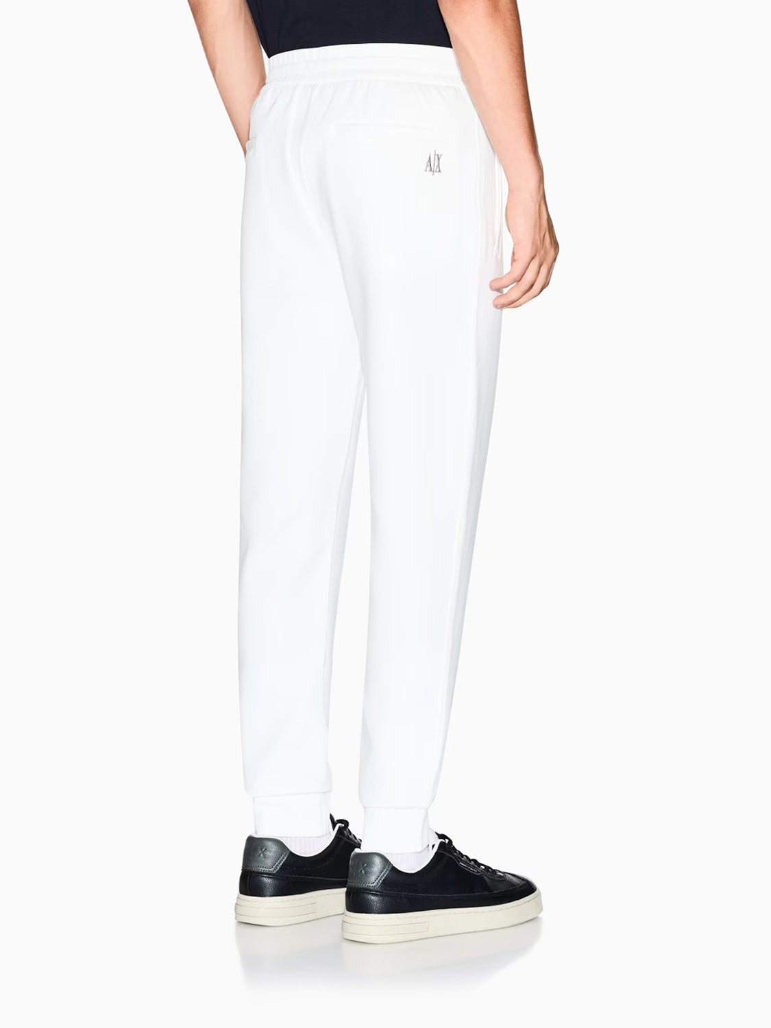 Armani Exchange Pantalone Tuta Uomo Bianco ottico