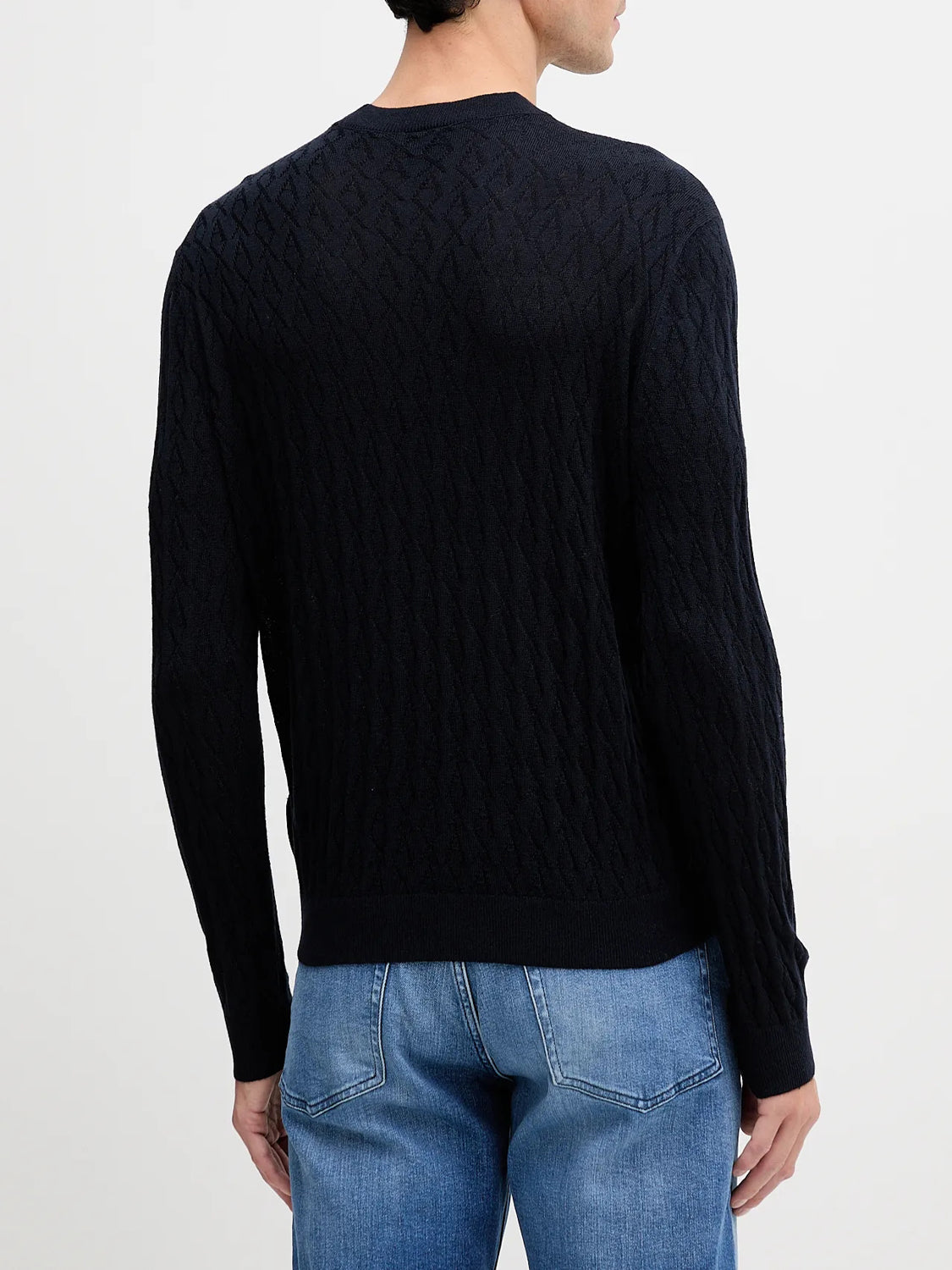 Armani Exchange Maglione Uomo Navy scuro