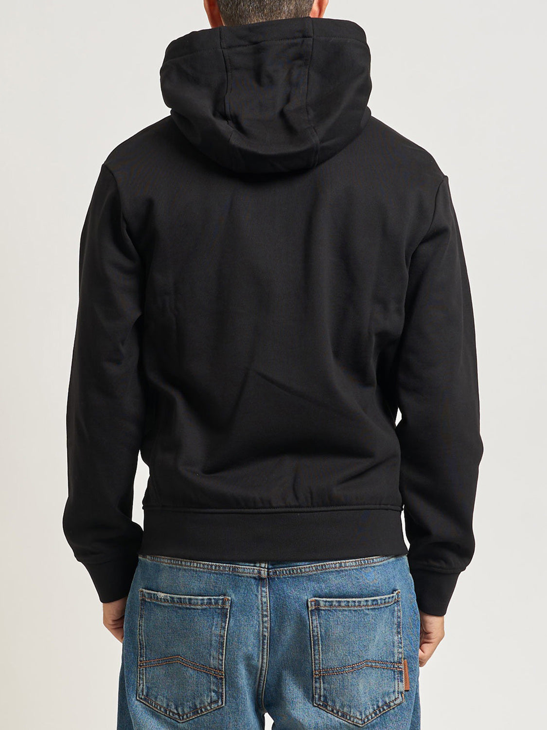 Armani Exchange Felpa con Zip Uomo Nero