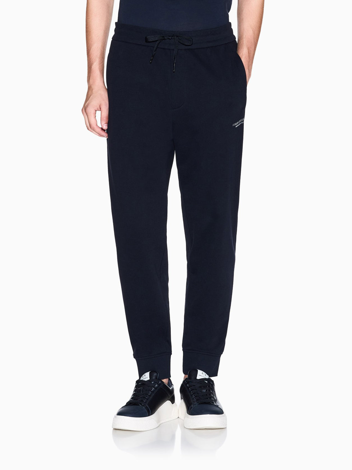Armani Exchange Pantalone Tuta Uomo Navy scuro